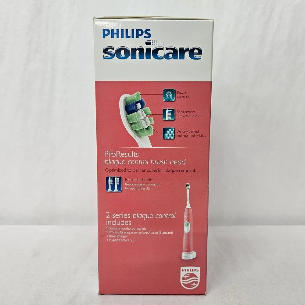 Philips Sonicare 2 Series Plaque Control Electric Toothbrush Pink HX6211/47 NEW